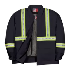 Big Bill Zip-in/Zip-out FR Jacket with Reflective Material CL345US9 Liner Included
