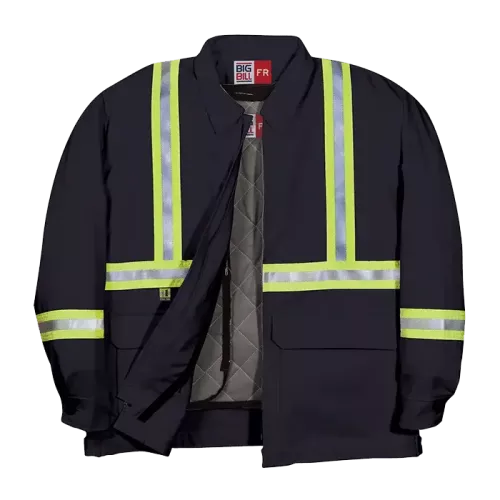 Big Bill Zip-in/Zip-out FR Jacket with Reflective Material CL345US9 Liner Included